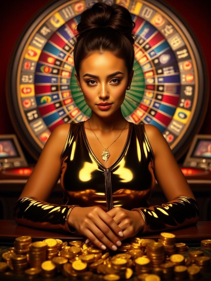 Live dealer baccarat table streamed in real time on 7game
